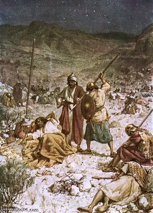 David Spares The Life Of Saul — William Brassey Hole