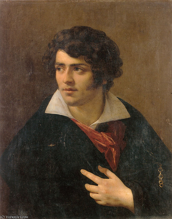 Portrait Of A Young Man — Anne-louis Girodet
