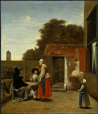 A Dutch Courtyard, Ngw — Pieter De Hooch
