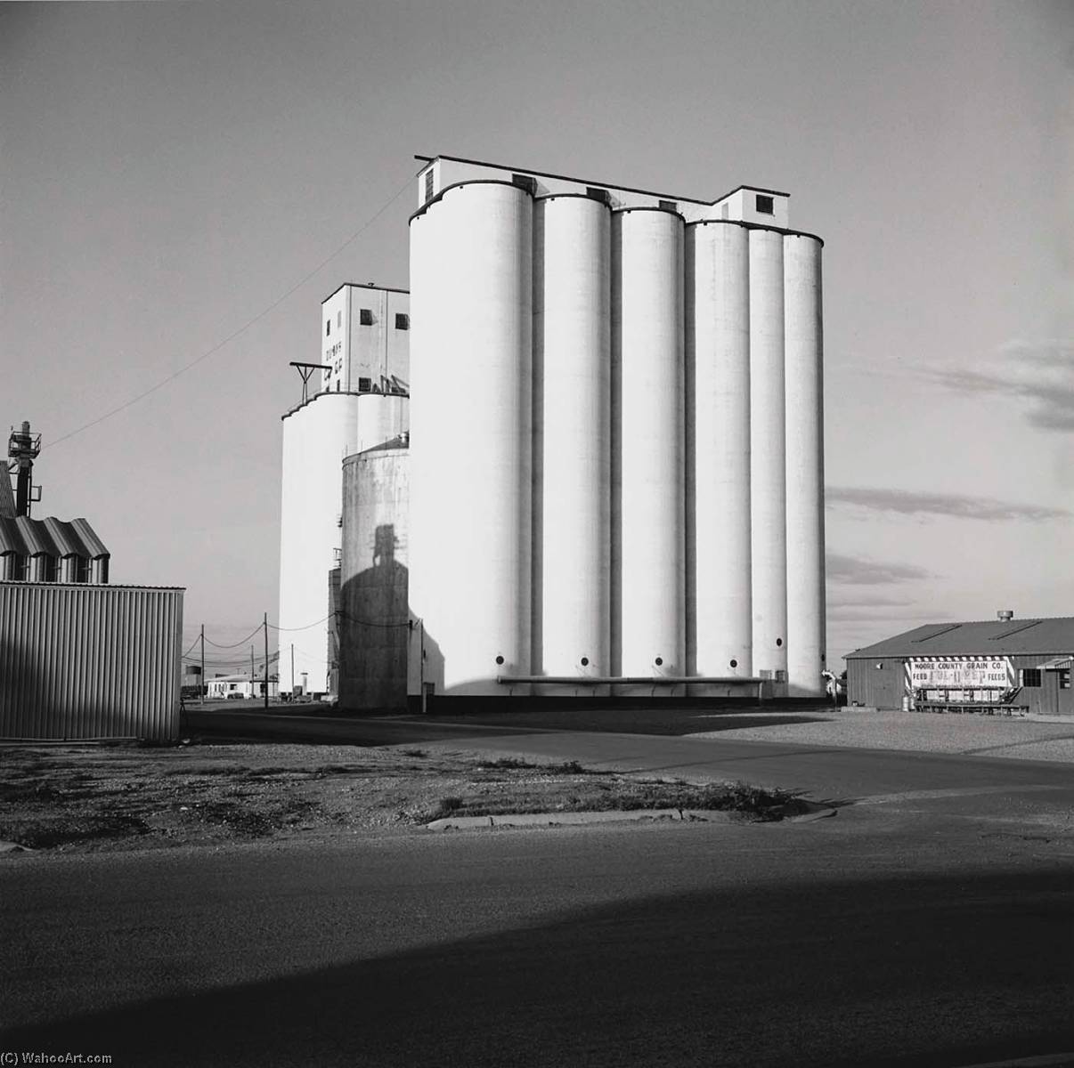 Grain Elevator, Dumas, Texas, 1973 — Frank Gohlke
