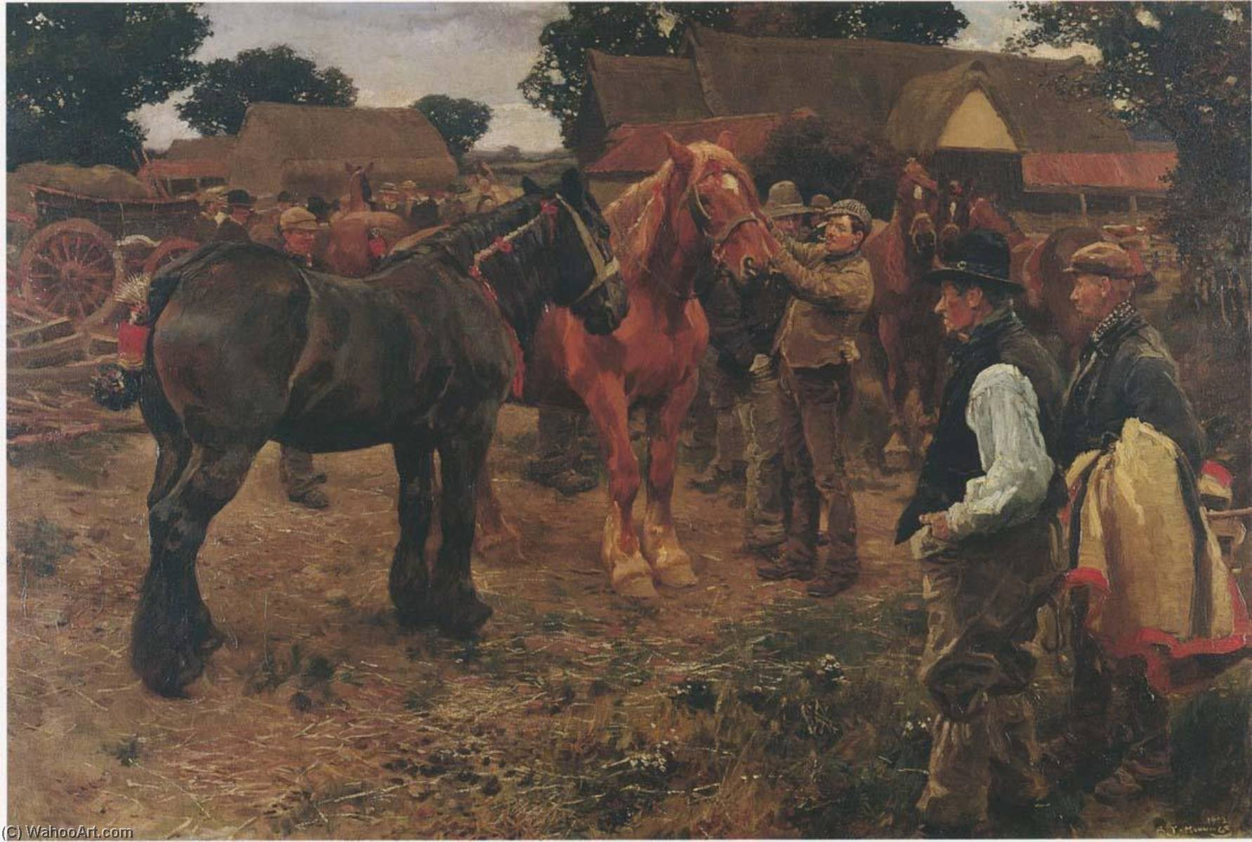 The Horse Fair — Sir Alfred James Munnings