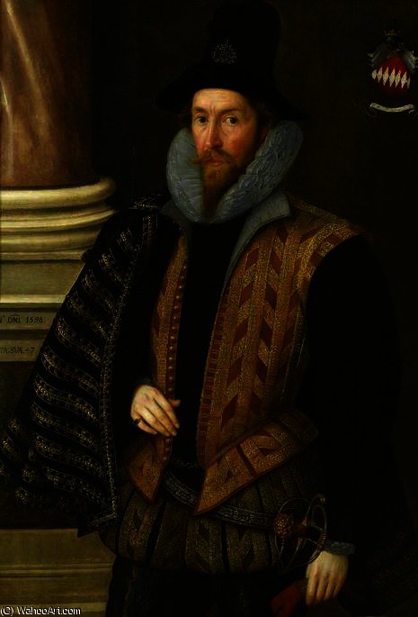 A Member Of The Bereton Family — Marcus The Younger Gheeraerts