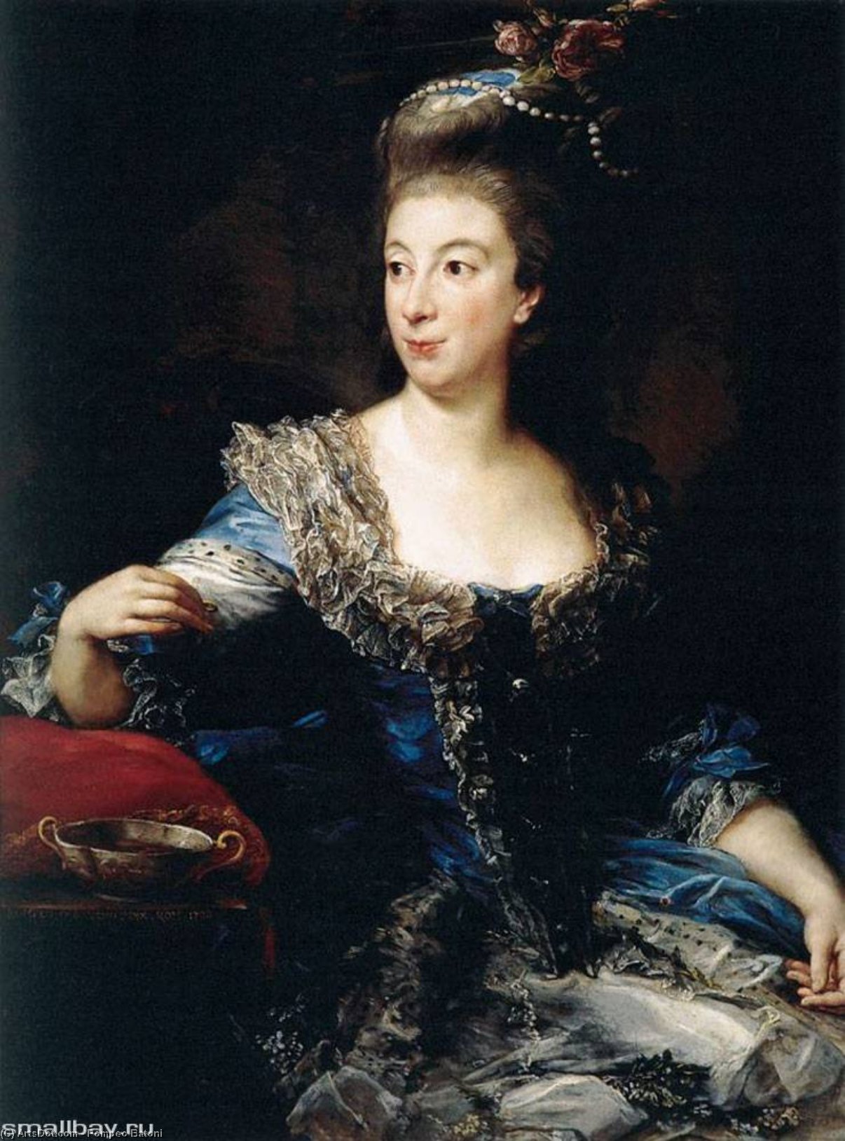 The Countess Of San Martino — Pompejo Batoni