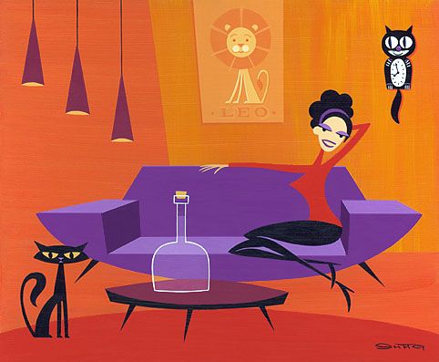 Leos Girl — Josh Agle (shag)