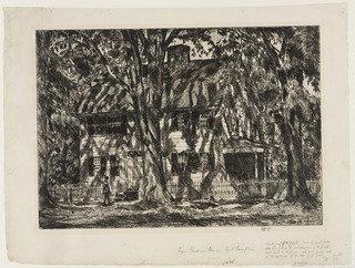 The Lion Gardiner House, Easthampton — Frederick Childe Hassam