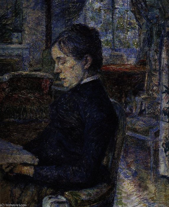 The Countess Of Toulouse Lautrec In The Hall — Henri De Toulouse-lautrec
