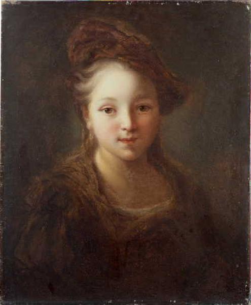 Tête De Jeune Fille — Alexis Grimou