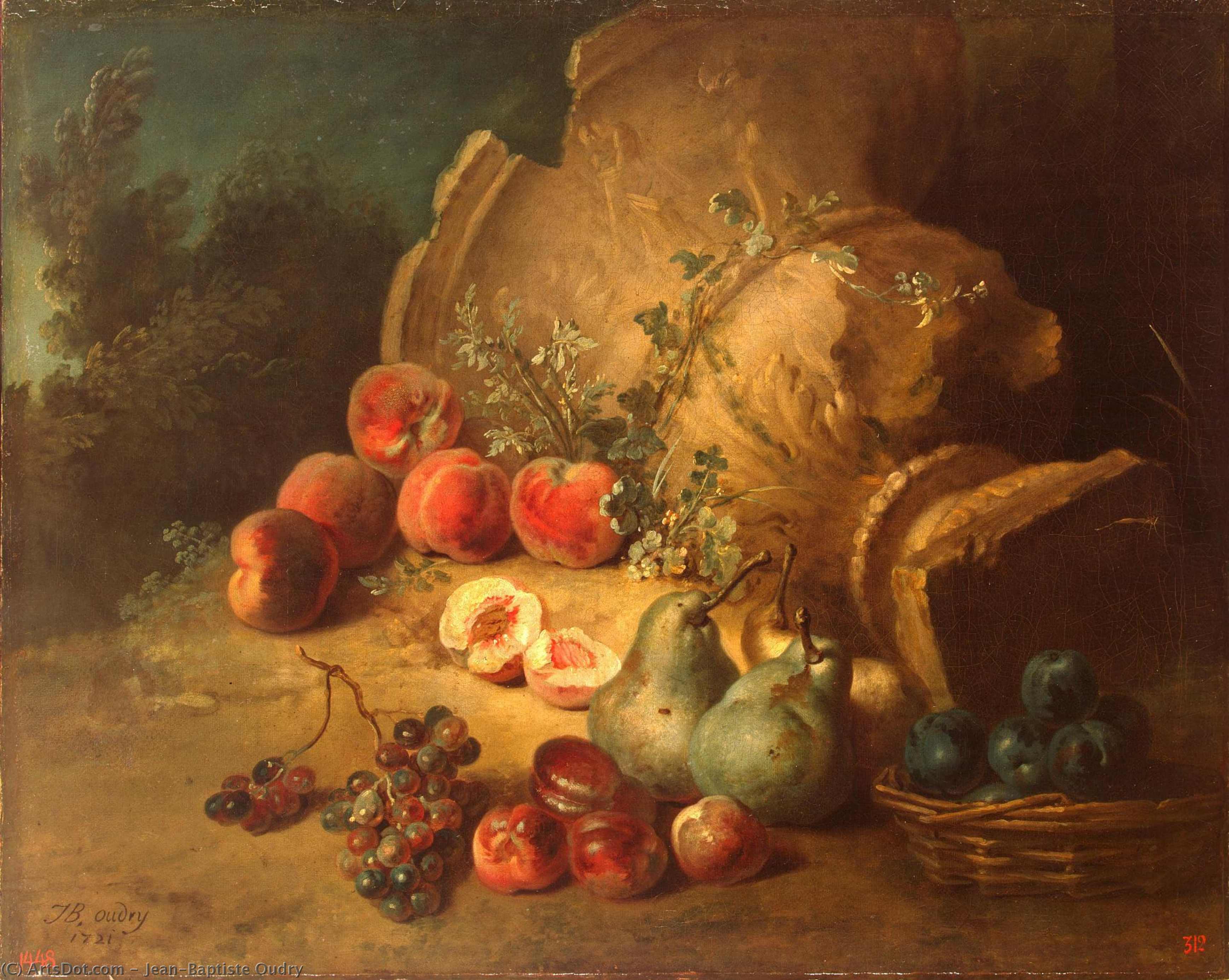 Still-life With Fruit — Jean-baptiste Oudry