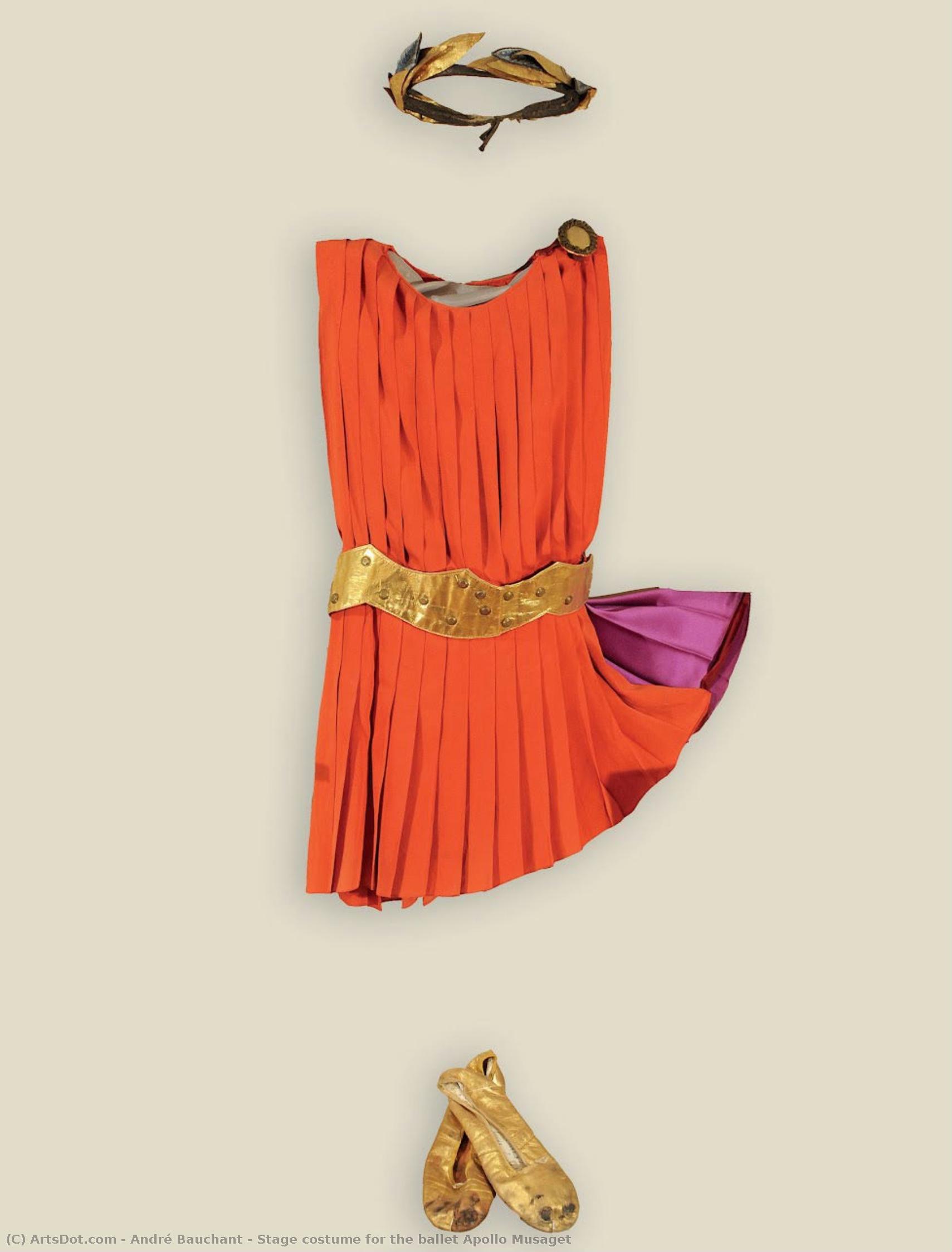 Stage Costume For The Ballet Apollo Musaget — André Bauchant