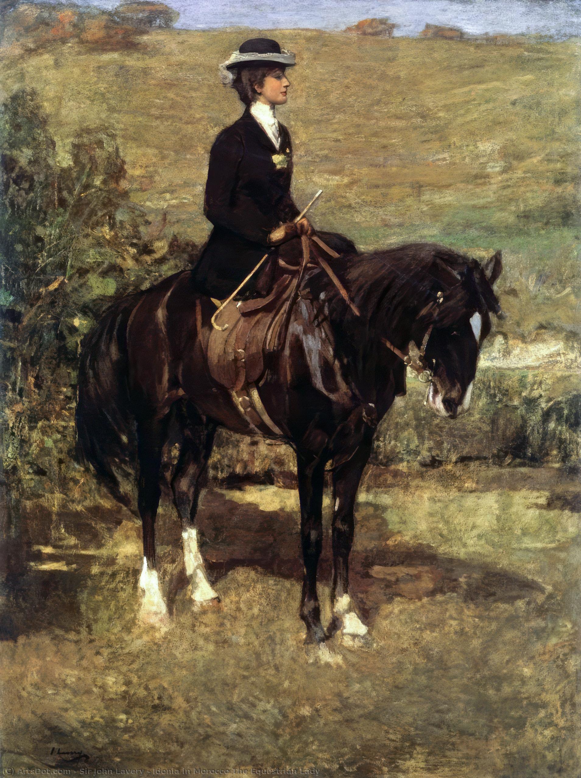 Idonia In Morocco The Equestrian Lady — Sir John Lavery