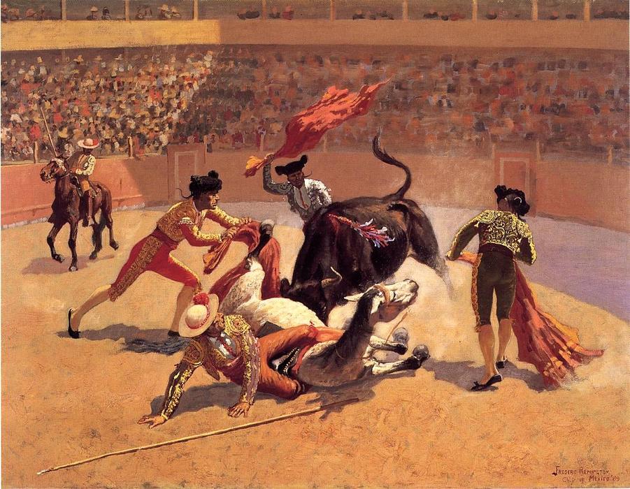 Bull Fight In Mexico — Frederic Remington