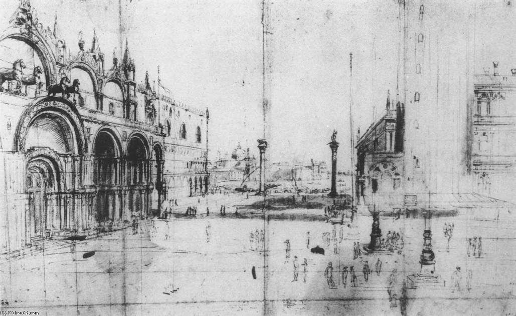Piazza San Marco: Looking South — Gaspar Van Wittel (caspar Andriaans Van Wittel)