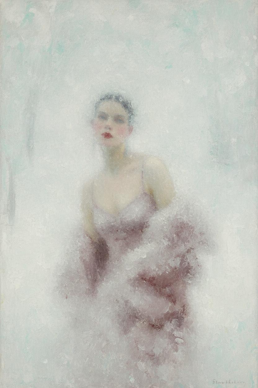 Ephemeral Resonance In Crimson And Mist — Baptiste Schmitt