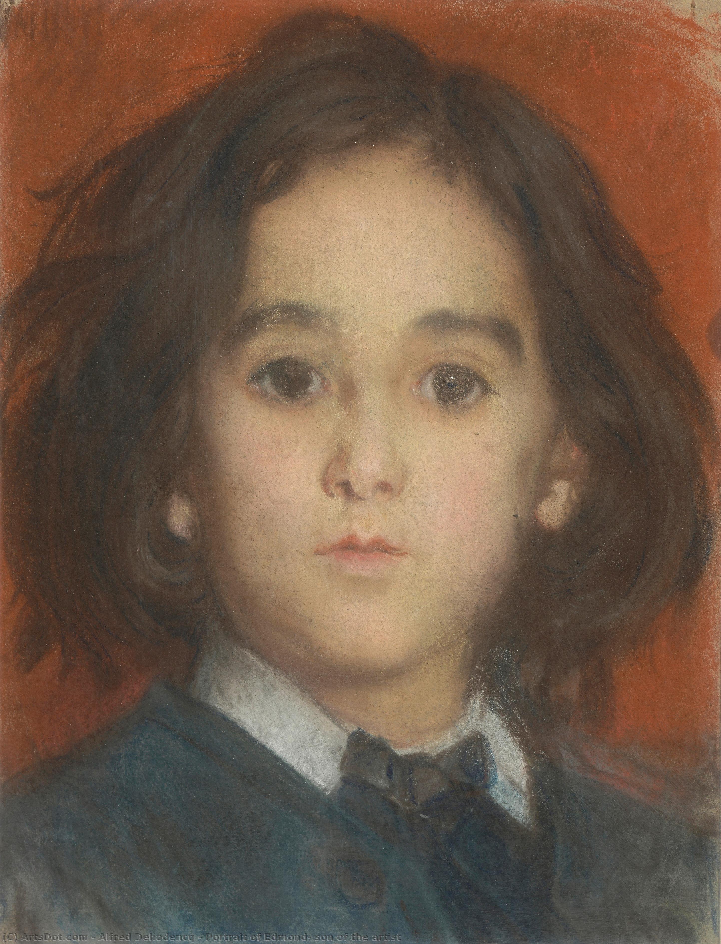 Portrait Of Edmond, Son Of The Artist — Alfred Dehodencq