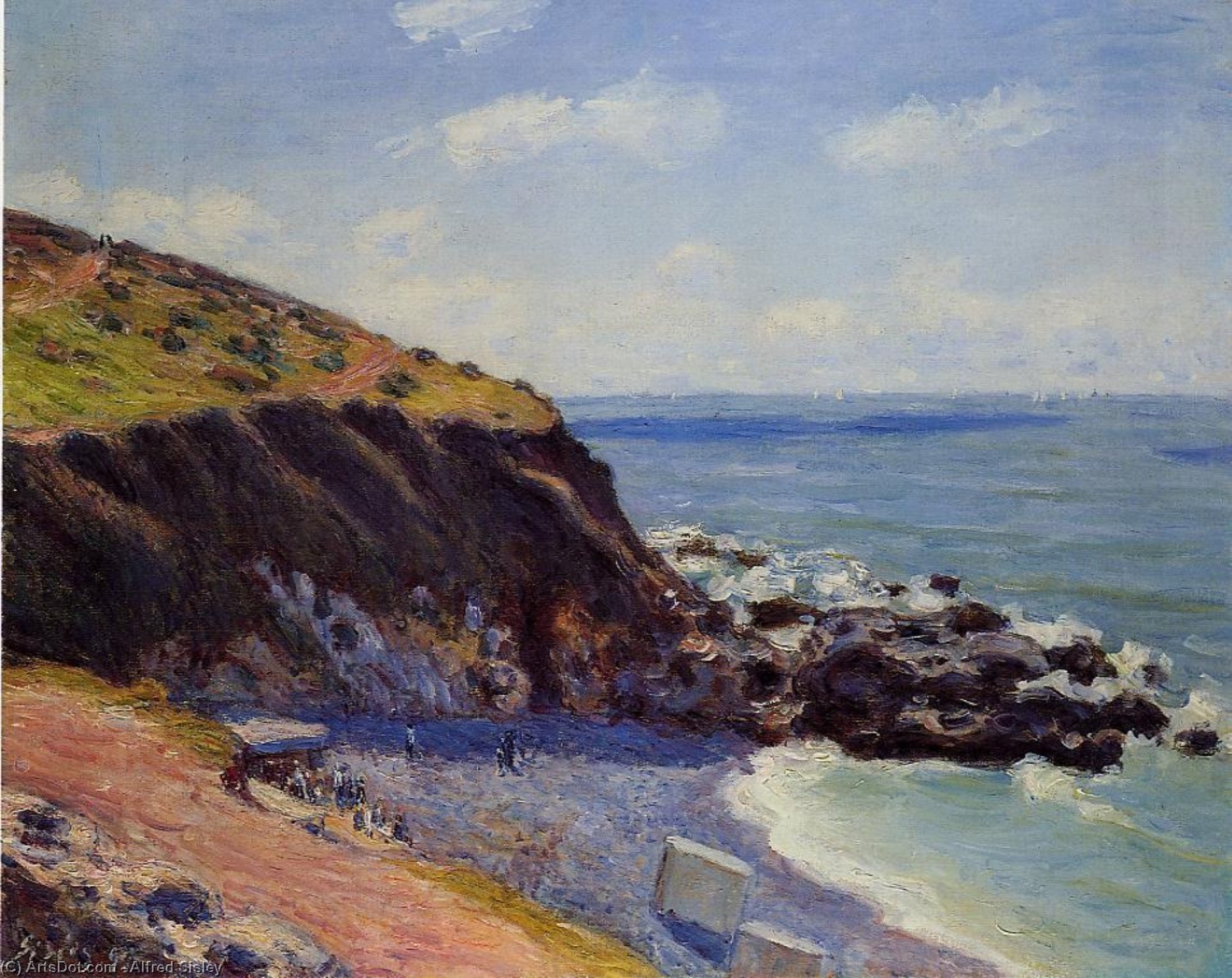 Lady's Cove - Langland Bay, Morning — Alfred Sisley