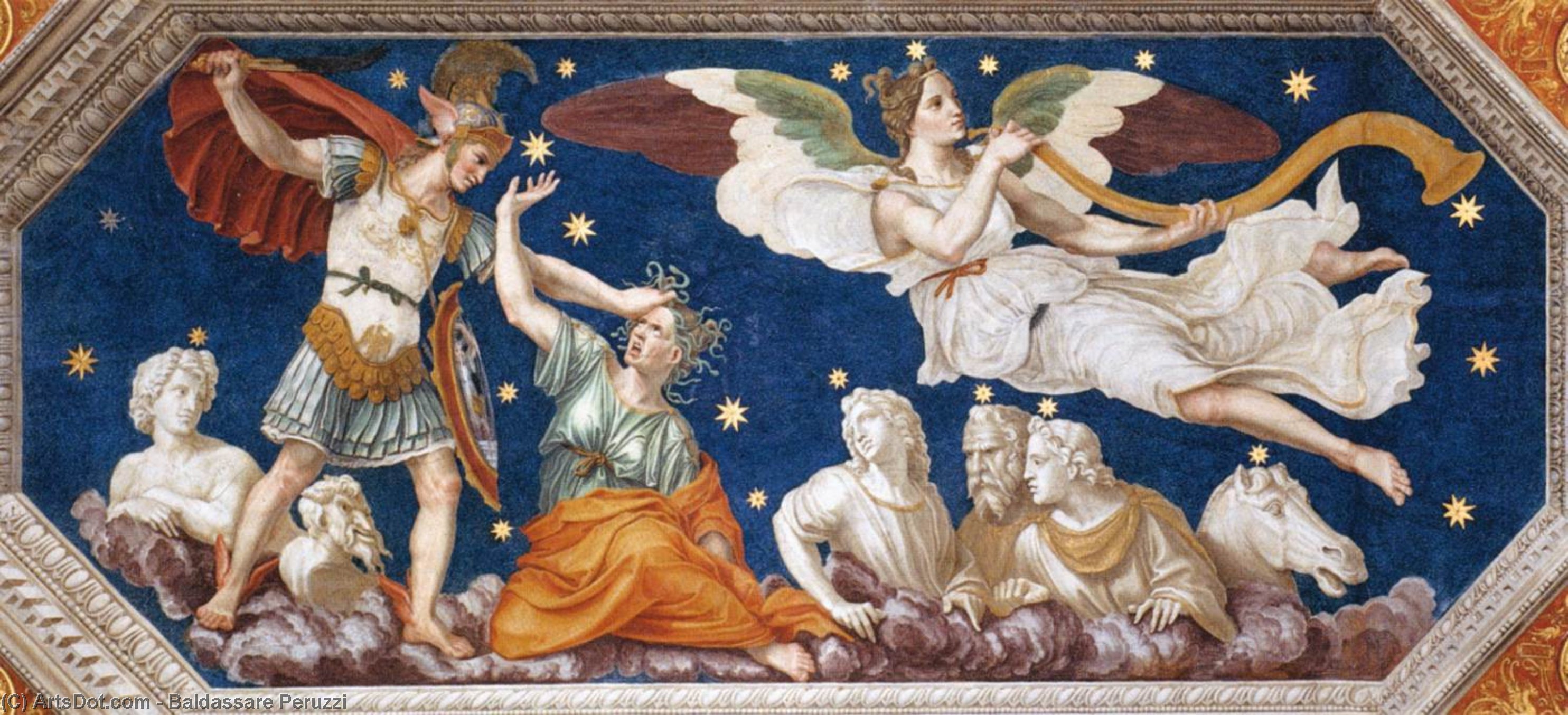 Perseus And Pegasus — Балдассар Перуцци