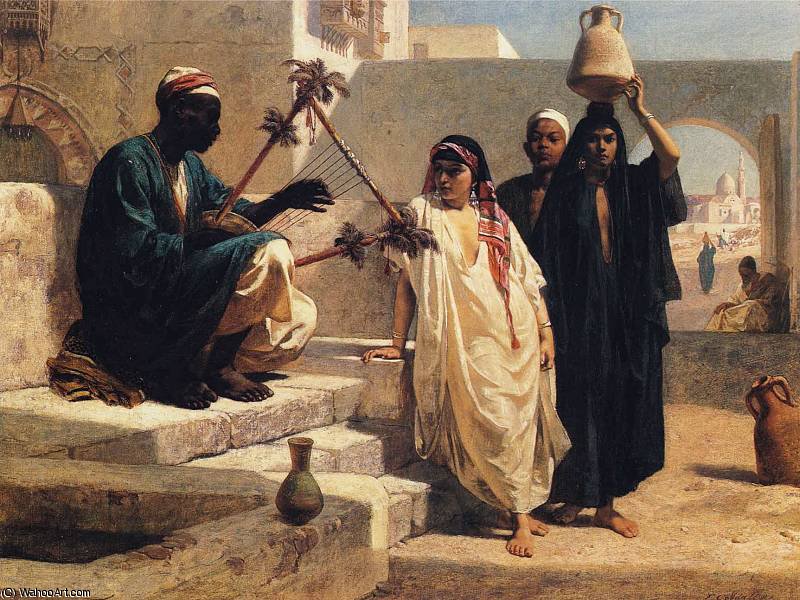 The Song Of The Nubian Slave — Frederick Goodall