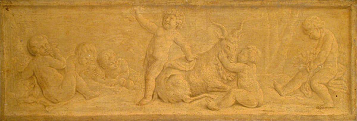 Allegory Of Plenty, Cherubs Playing With A Ram — Jacob De Wit