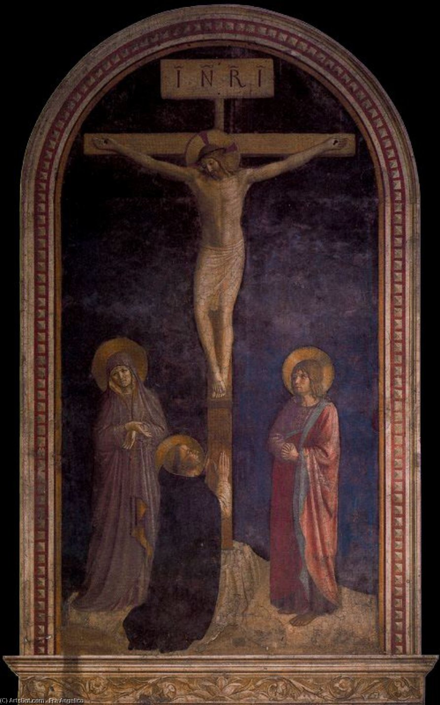 Crucifixion With St. Dominic — フラ・アンジェリコ