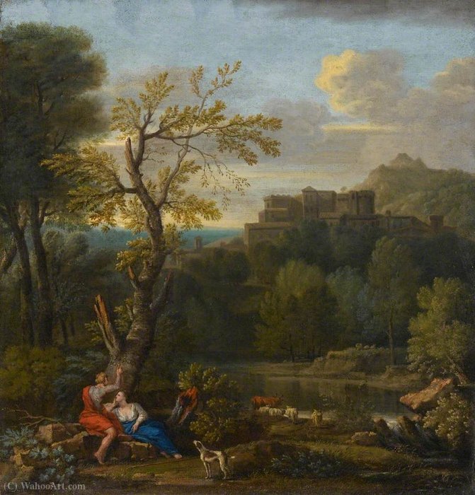 Landscape With Angelica And Medoro — Džon Vuton