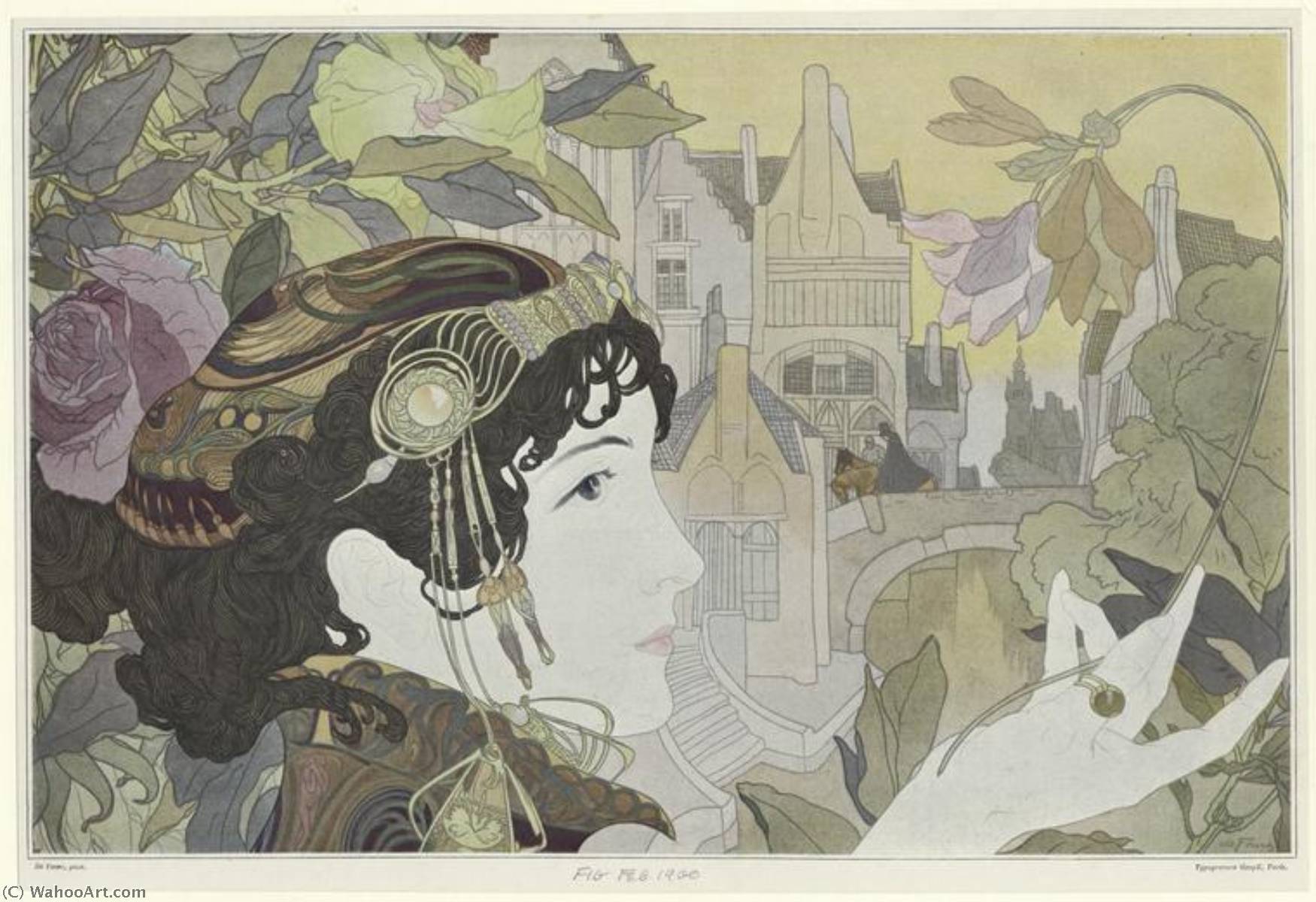 Femme De Gand — Georges De Feure
