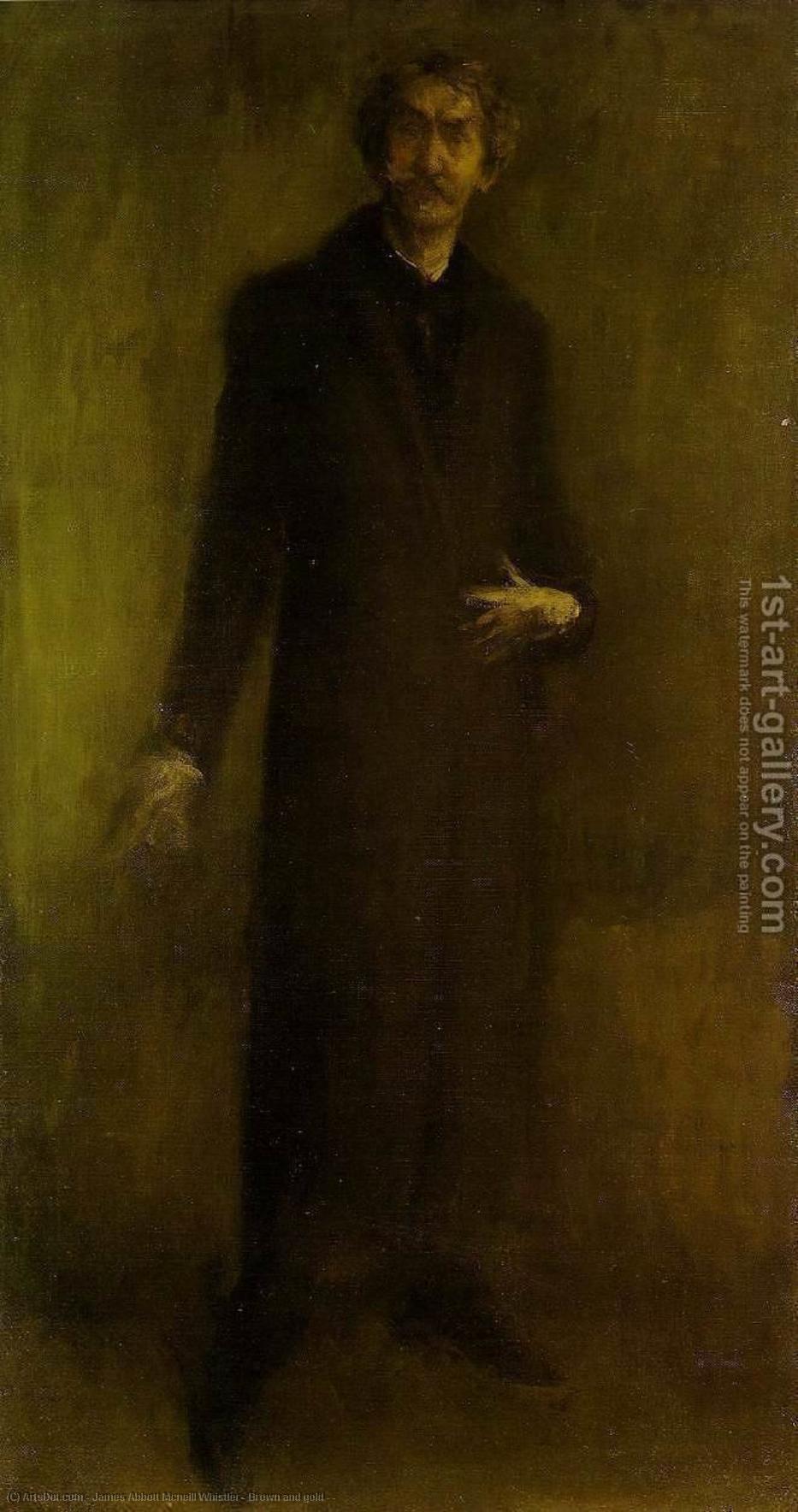 Brown And Gold - - — James Abbott Mcneill Whistler