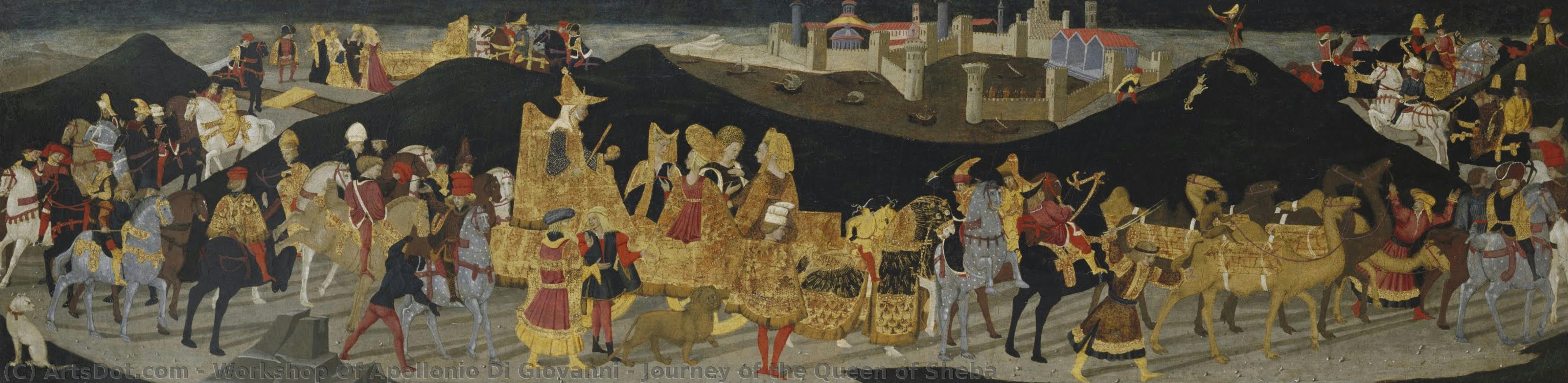 Journey Of The Queen Of Sheba — Workshop Of Apollonio Di Giovanni
