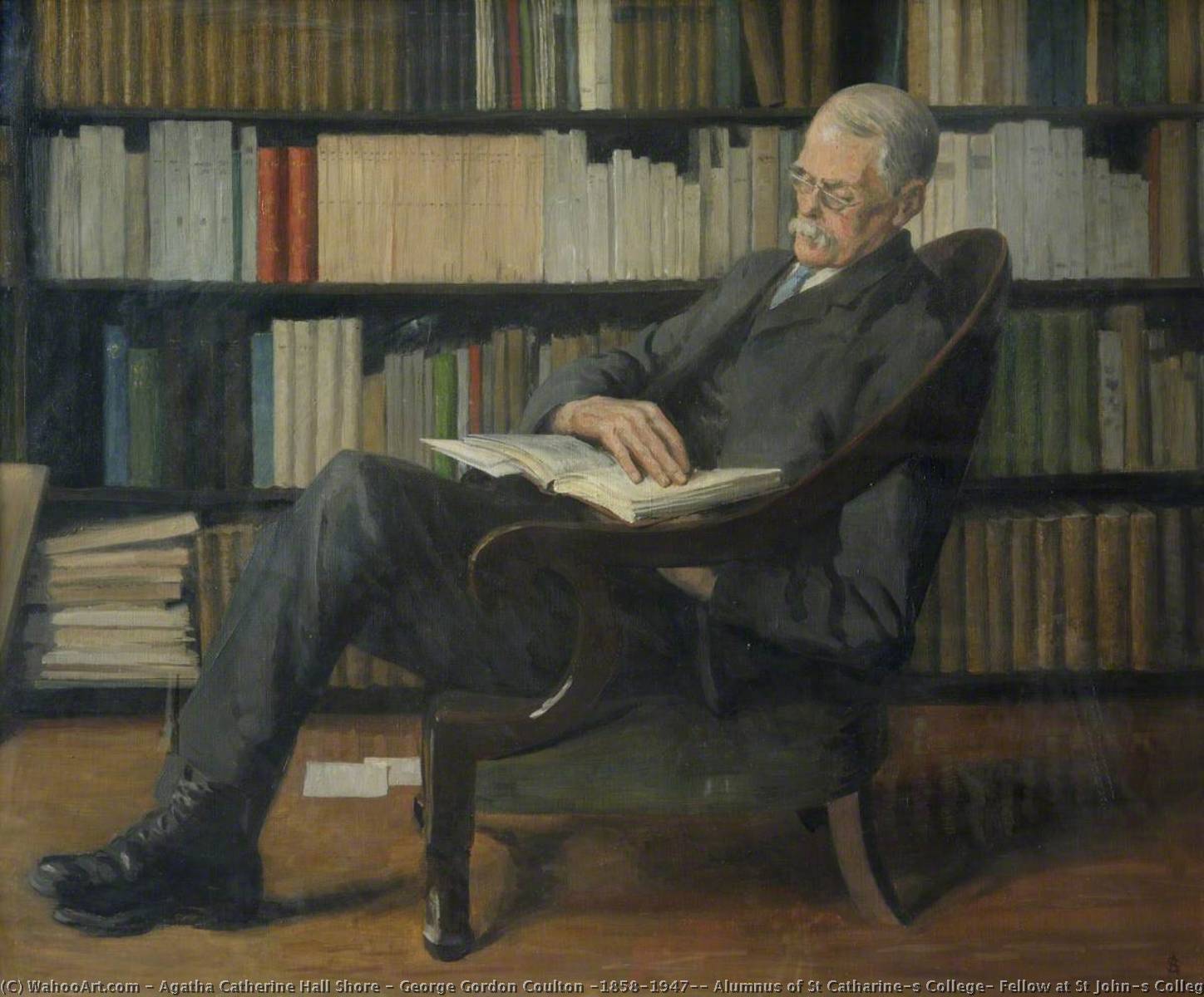 George Gordon Coulton (1858–1947), Alumnus Of St Catharine’s College, Fellow At St John’s College, Deacon And Priest — Agatha Catherine Hall Shore