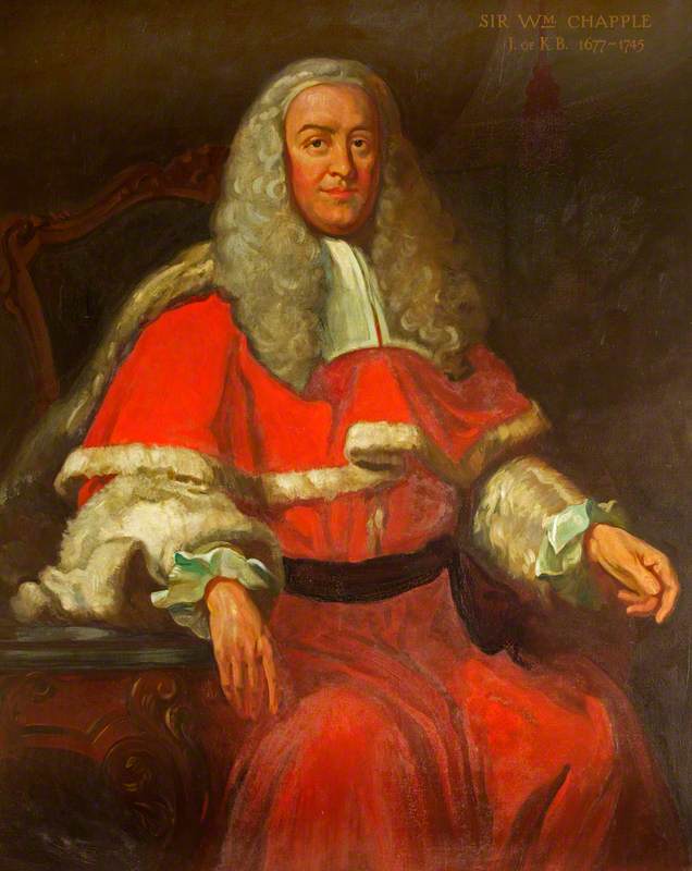 Sir William Chapple (1677–1745), Puisne Judge, Mp (after A Portrait By An Unknown Artist) — Caroline Hall