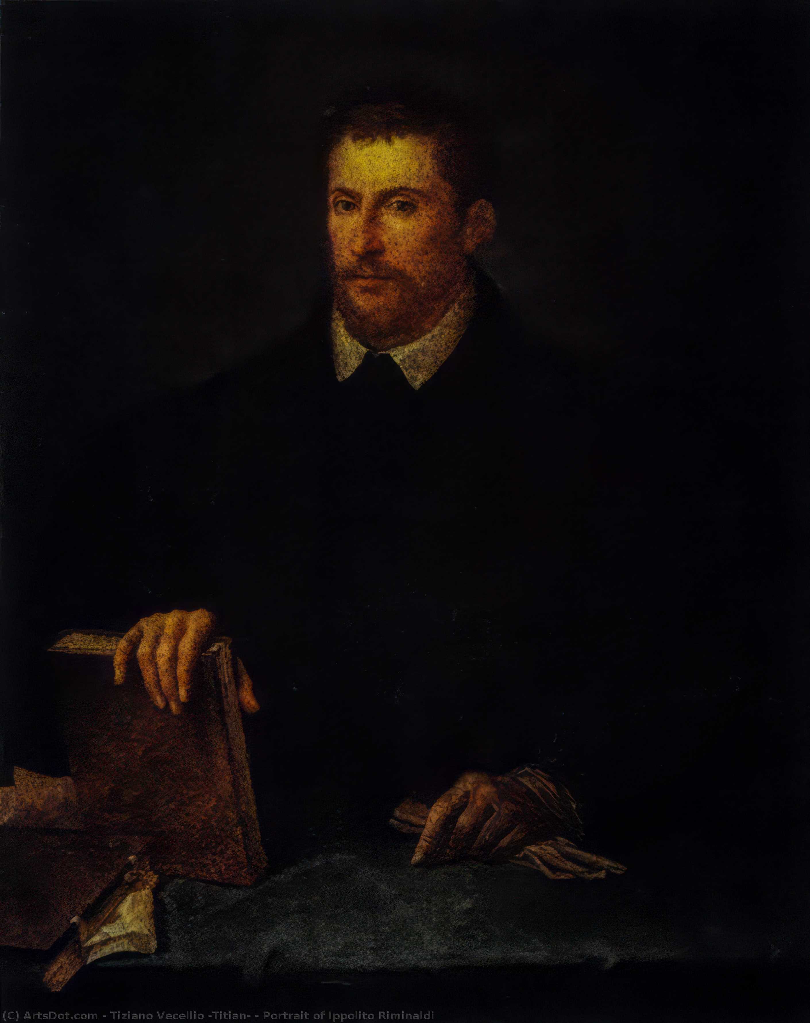 Portrait Of Ippolito Riminaldi — Titian