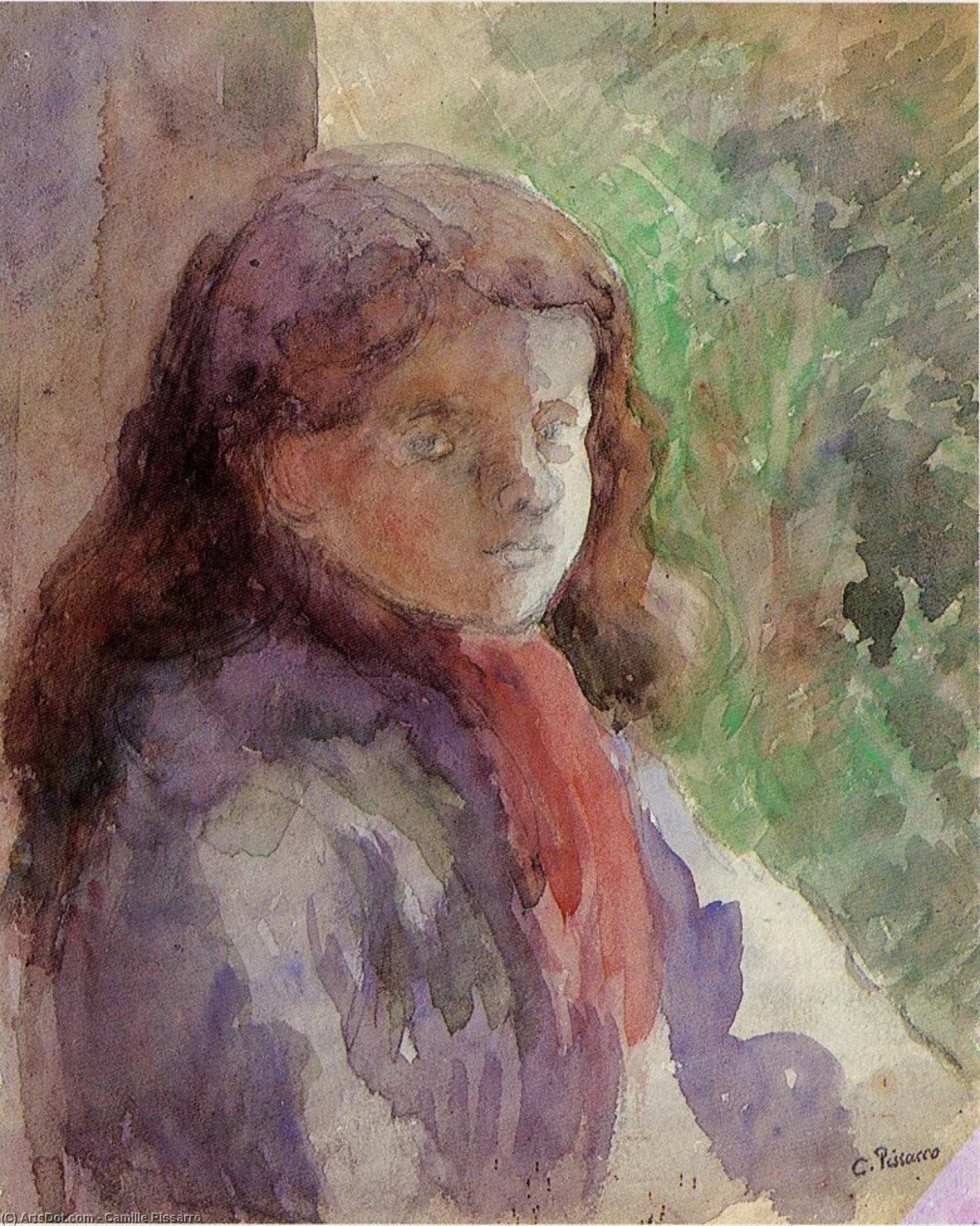 Porträt Des Sohnes Des Künstlers, Ludovic Rudolphe — Camille Pissarro