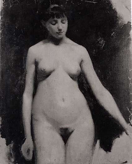 Female Nude, (painting) — Abbott Handerson Thayer