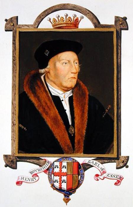 Portrait Of Henry Bourchier 2nd Earl Of Essex From 'memoirs Of The Court Of Queen Elizabeth — Sarah Countess Of Essex