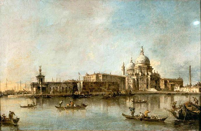 Santa Maria Delle Salute And The Dogma — Francesco Lazzaro Guardi