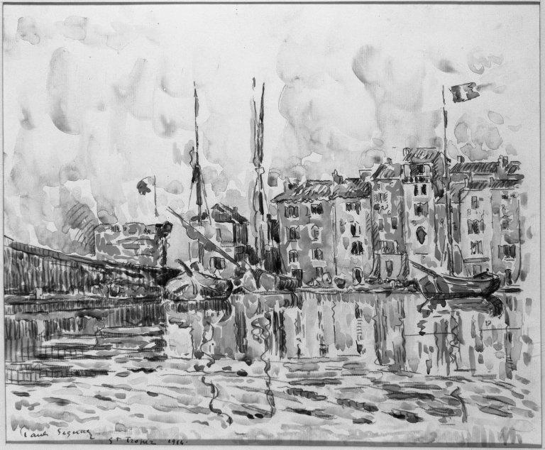 The Port Of St. Tropez — Paul Signac