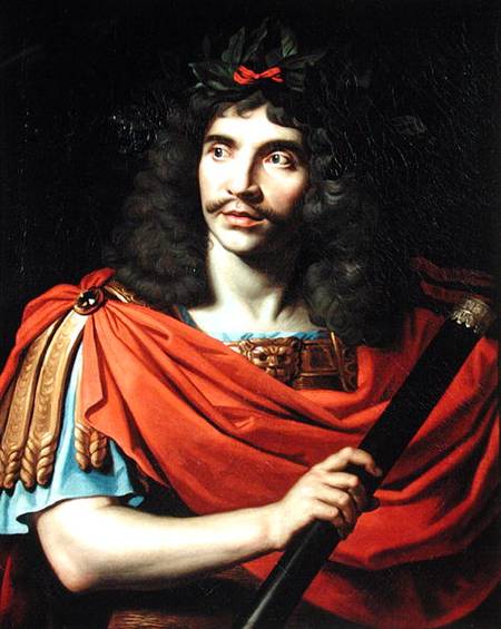 Moliere In The Role Of Caesar In 'the Death Of Pompe — Nicolas Mignard Dit Mignard D'avignon
