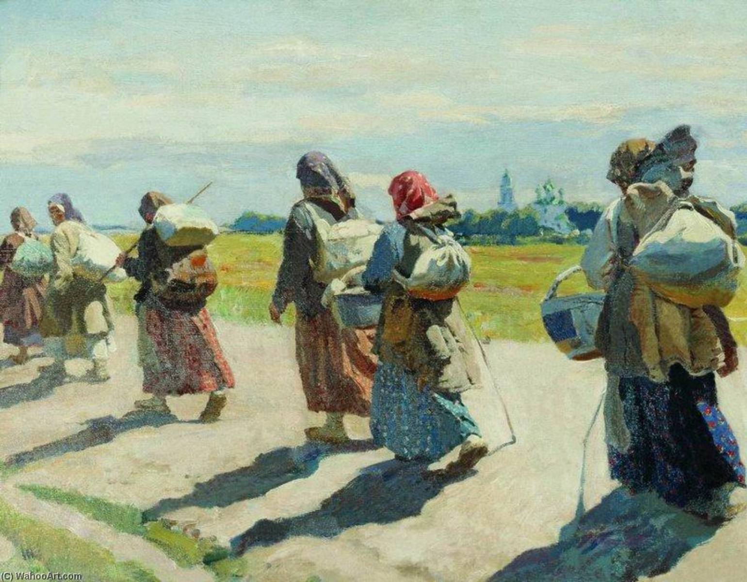 Going To Church — Sergey Arsenievich Vinogradov