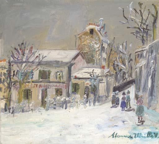 Le Lapin Agile In The Snow 1 — Maurice Utrillo