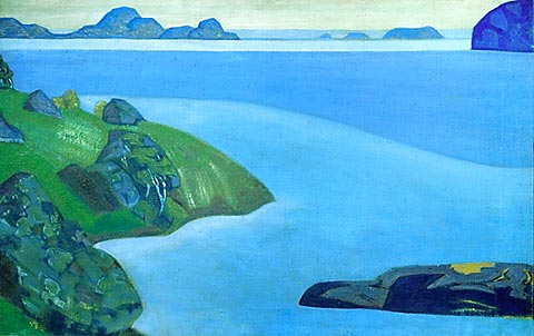 Karelian Landscape. Rocky Seashore. — Nikola Roerić