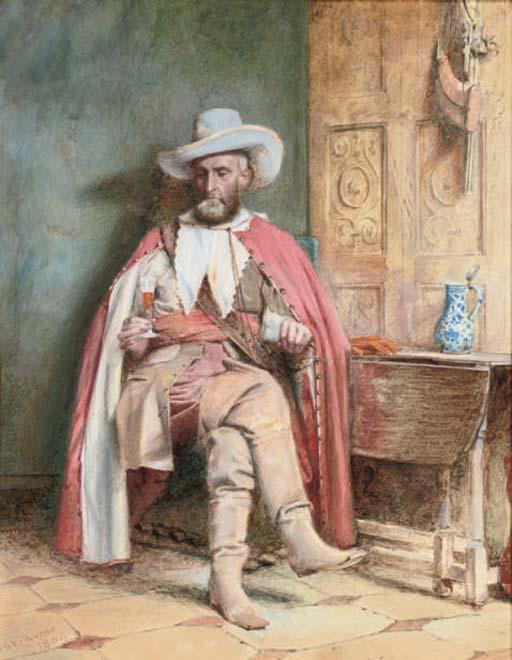 A Festive Offering — George Goodwin Kilburne
