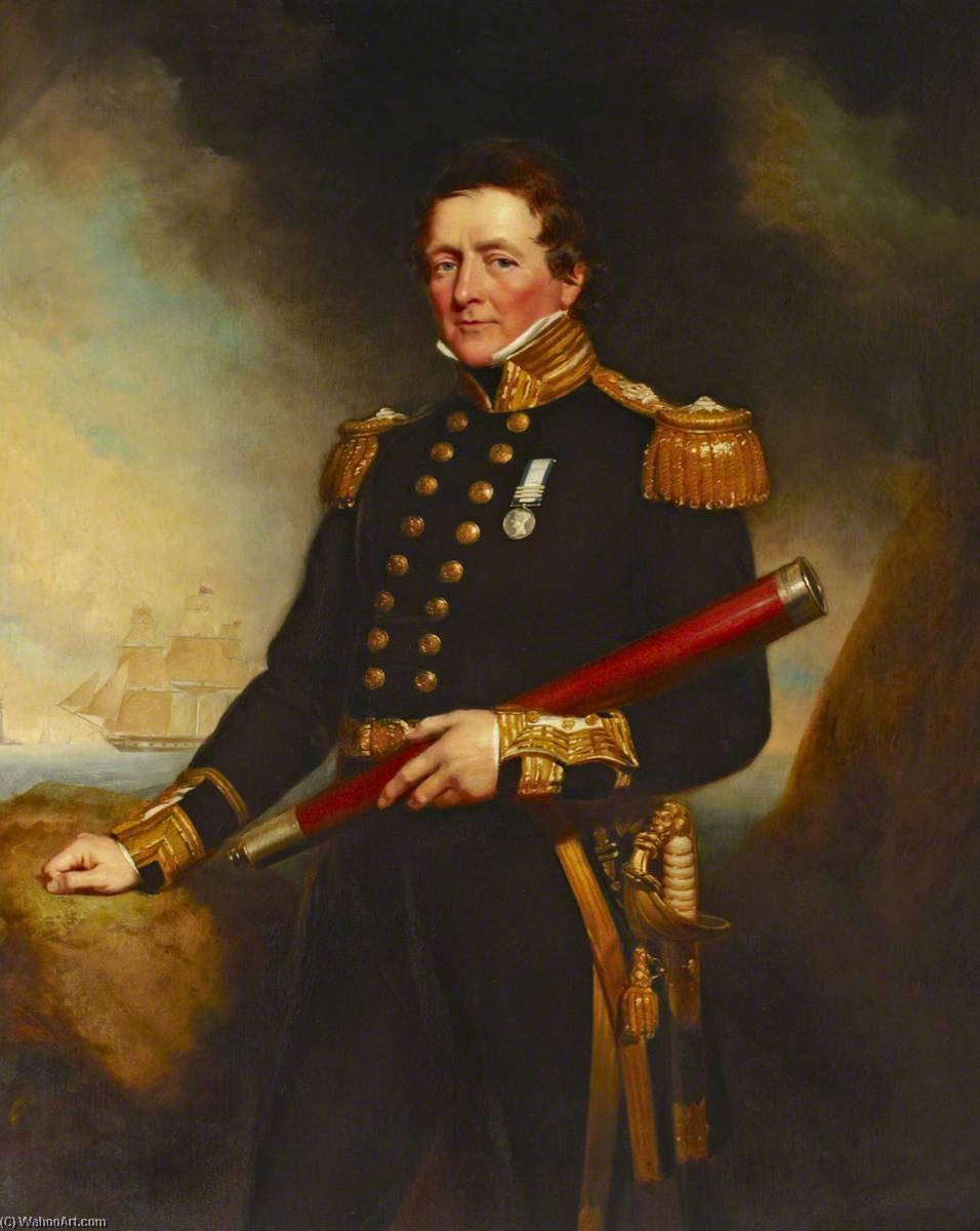 Admiral Sir Watkin Owen Pell (1788–1869) — John Lindsay Lucas