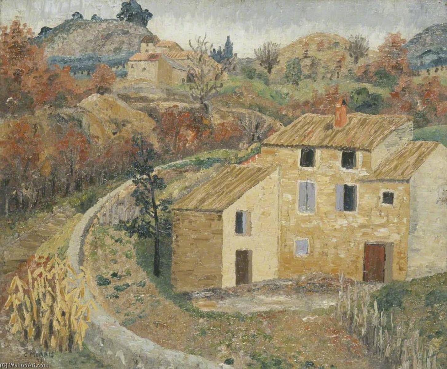 Landscape Vallée De L'ouvéze — Cedric Lockwood Morris