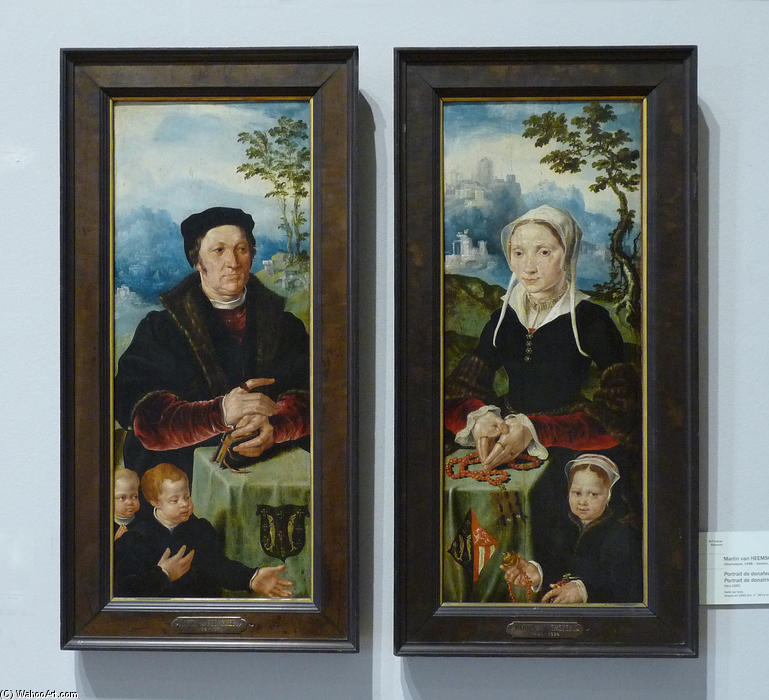 Portraits Of Donors — Maerten Van Heemskerck