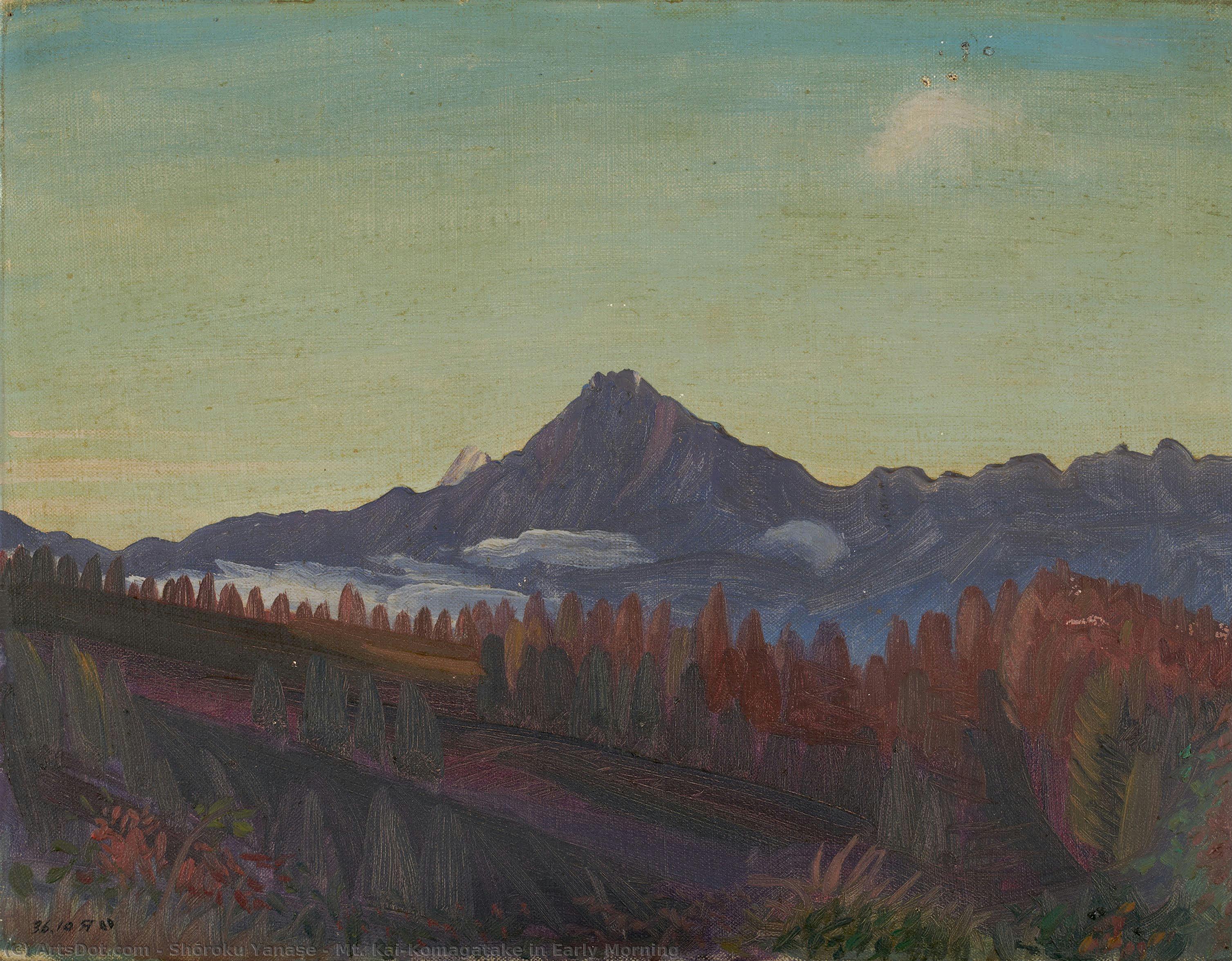 Mt. Kai-komagatake In Early Morning — Shōroku Yanase
