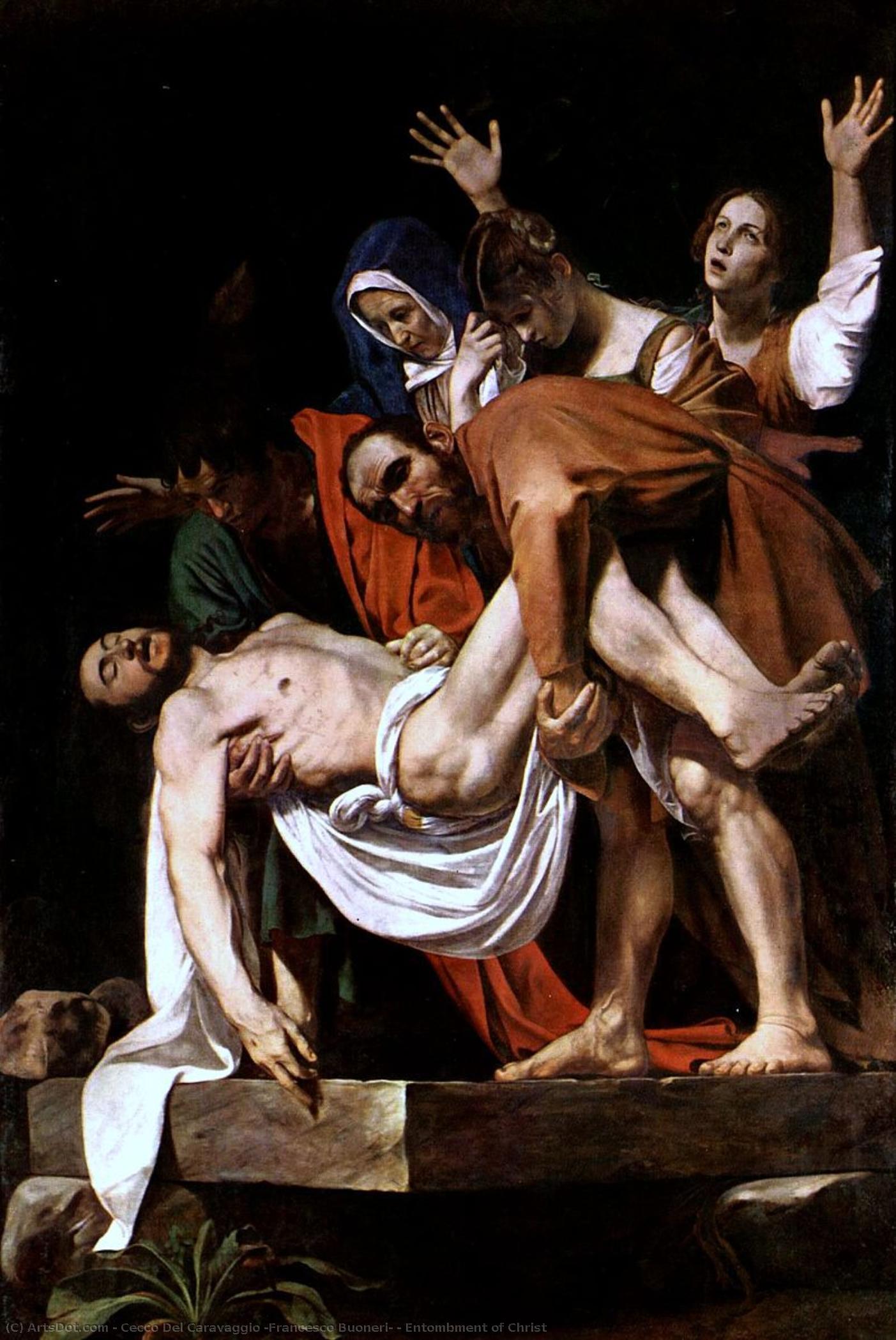 Entombment Of Christ — Cecco Del Caravaggio (francesco Buoneri)