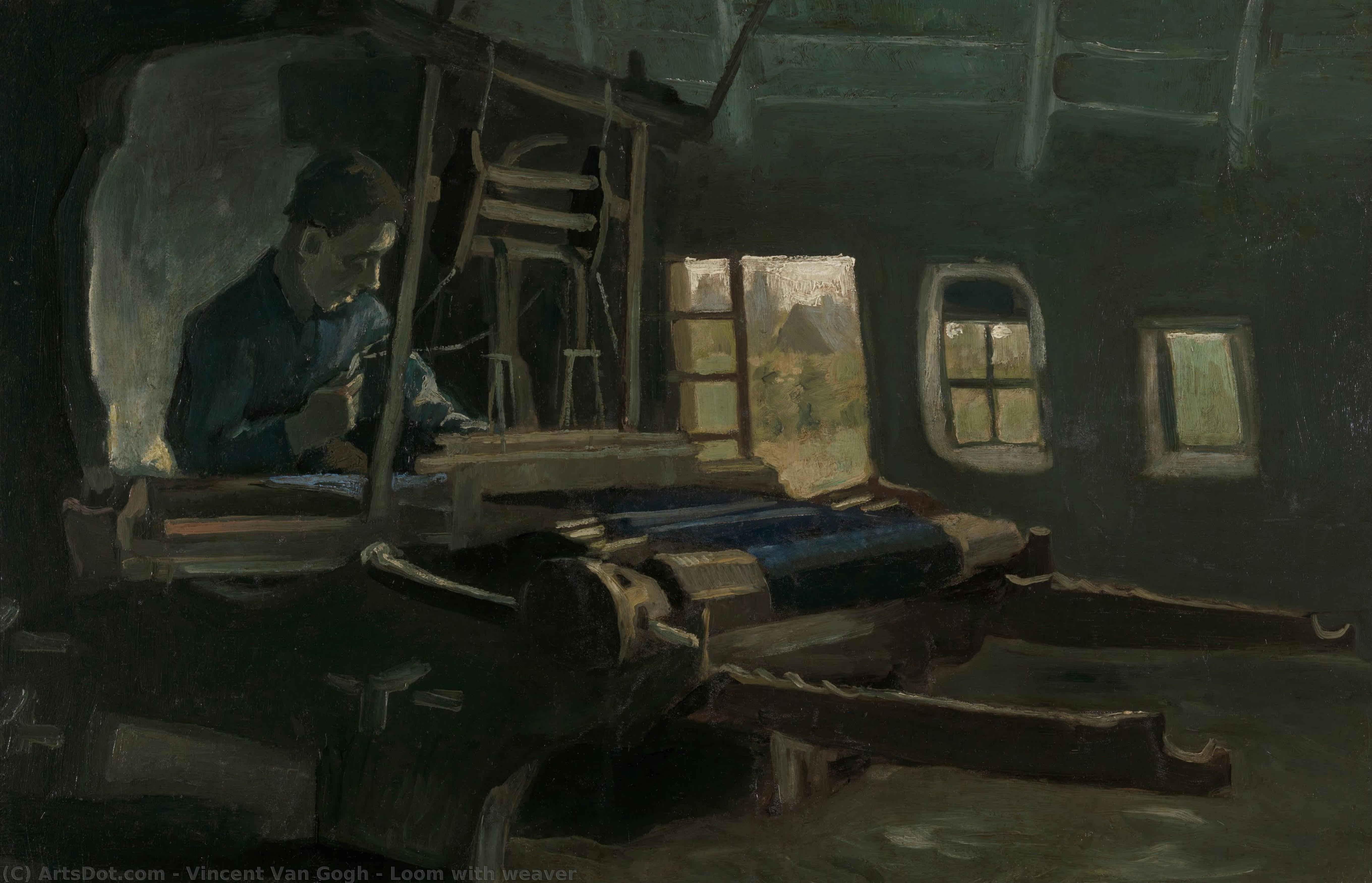 Loom With Weaver — Vincent Willem Van Gogh