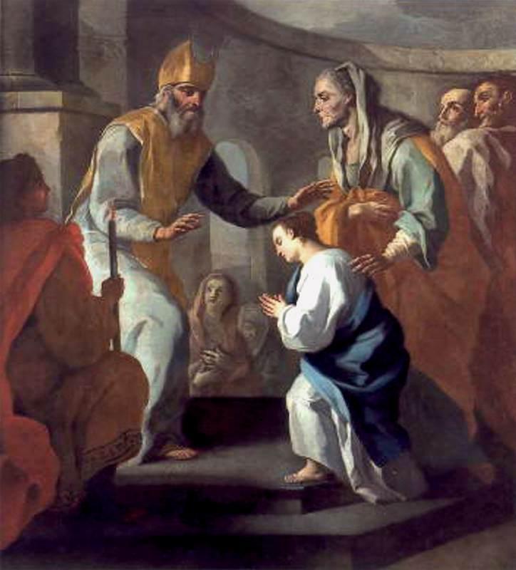 Presentation Of The Virgin At The Temple — Pietro Bardellino