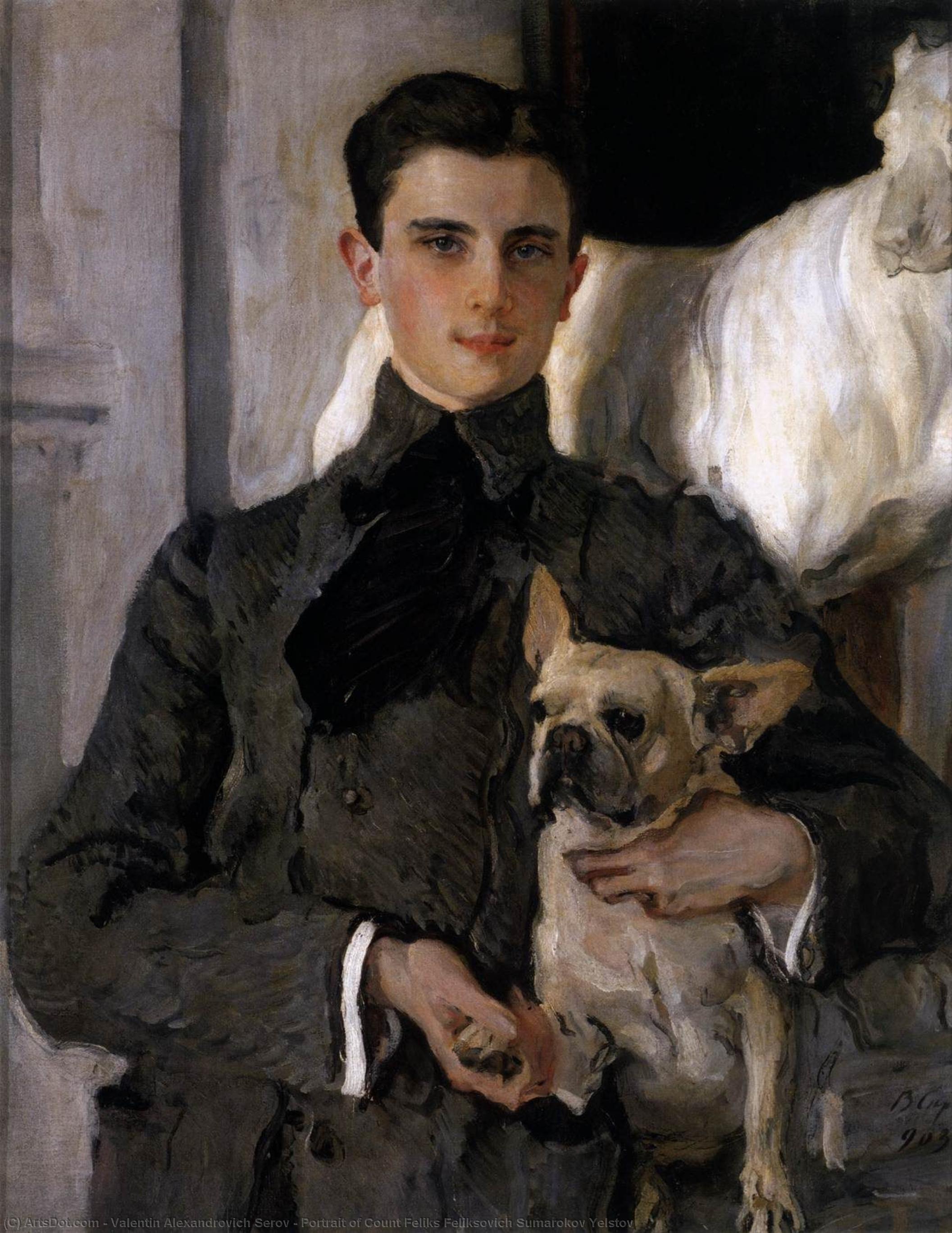 Portrait Of Count Feliks Feliksovich Sumarokov Yelstov — Valentín Aleksándrovich Sérov