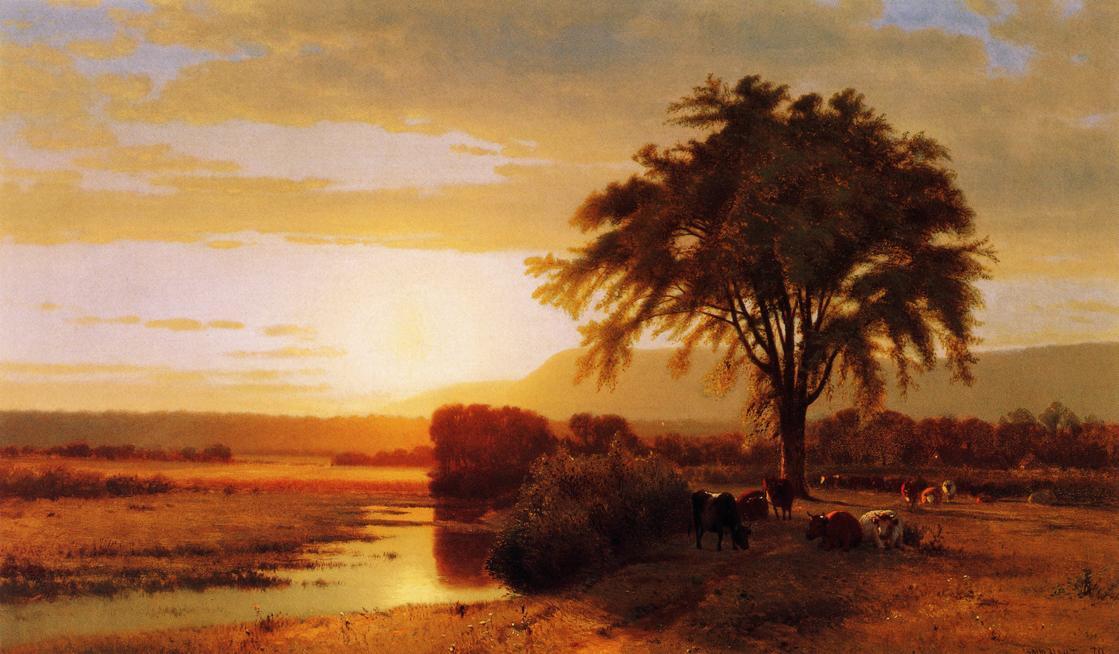 Sunset In The Valley — William Hart