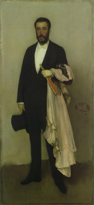 Arrangement En Couleurs Pâles Et Noires — James Abbott Mcneill Whistler